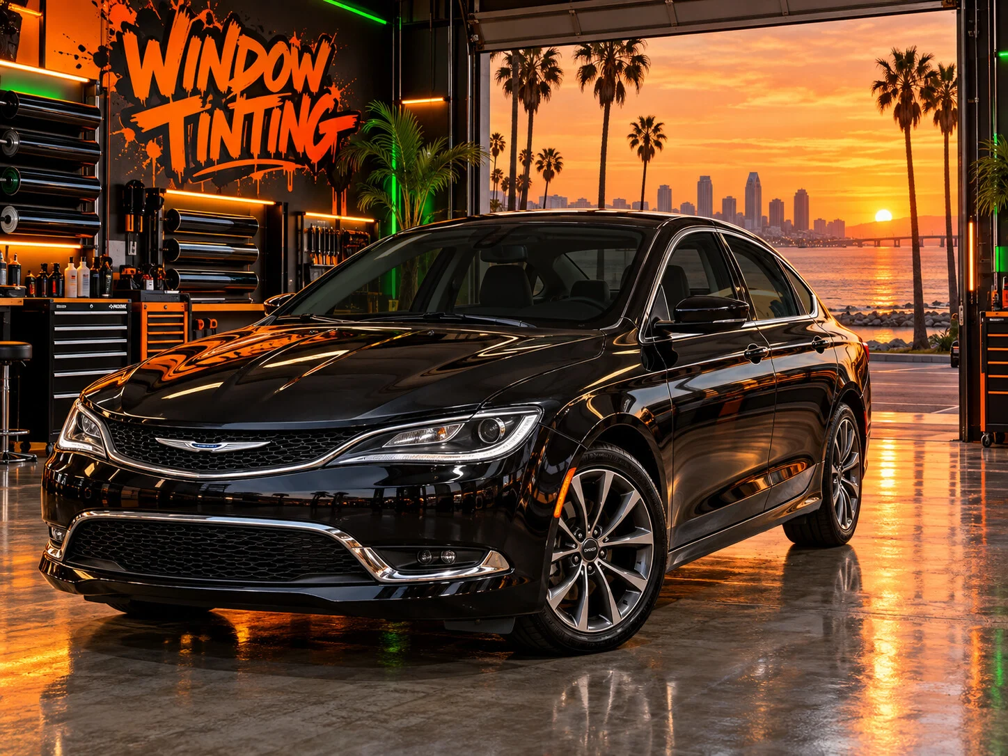 Chrysler 200 window tint