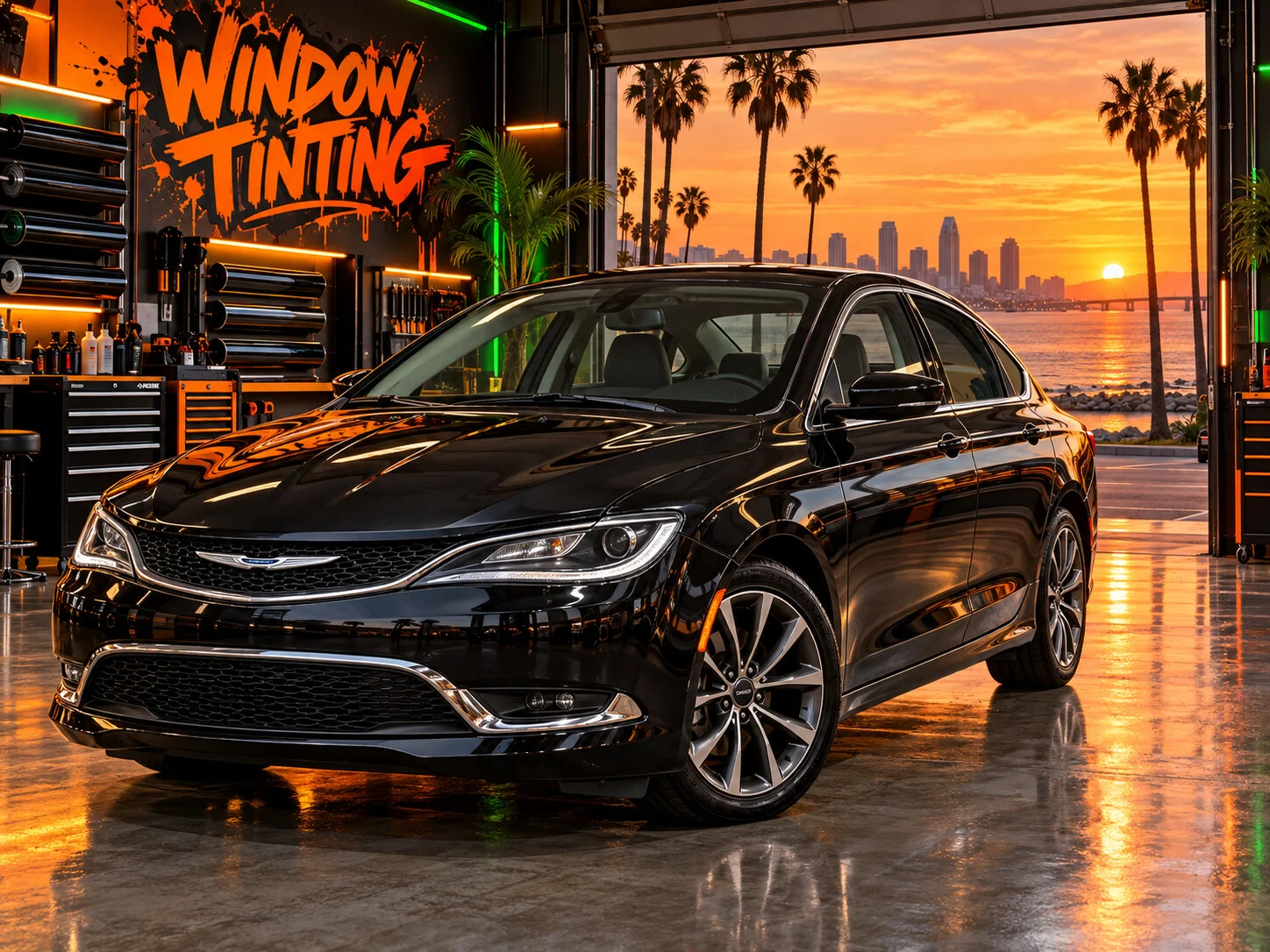 Chrysler 200 REAR WINDOWS ONLY